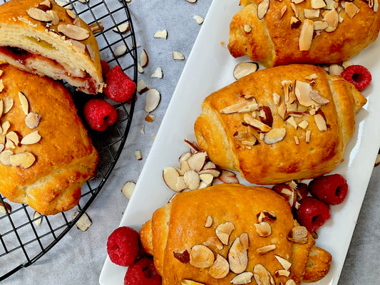Raspberry Almond Croissant - 4pk