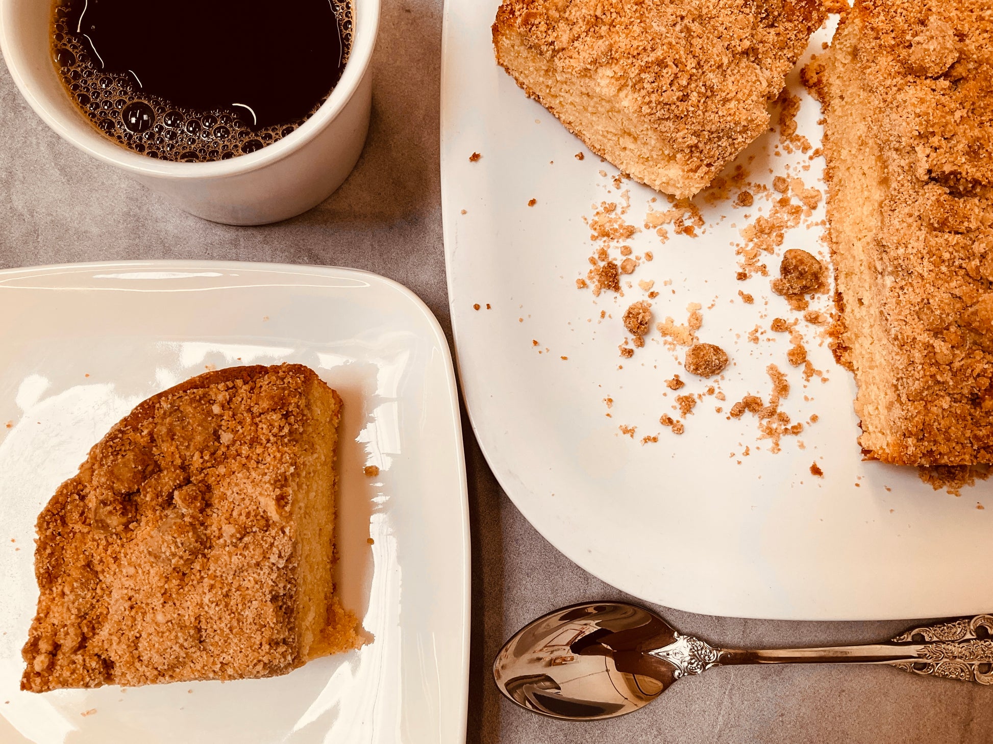 My experience baking soft vanilla crumb cake