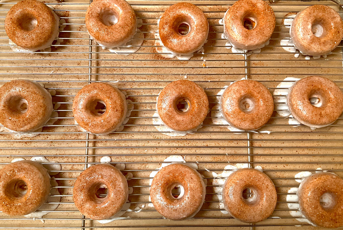 Glazed Cinnamon Sugar Donuts