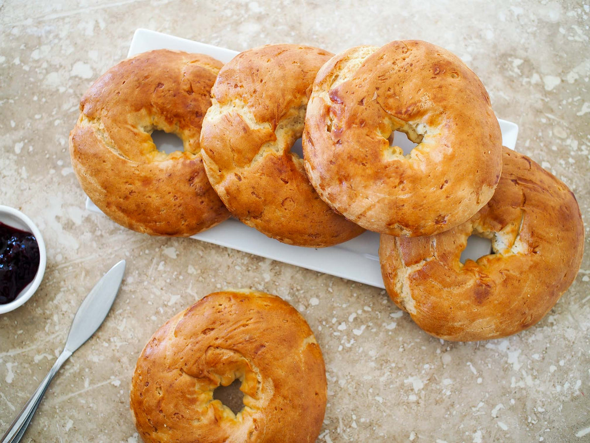 New & Improved Plain Bagels
