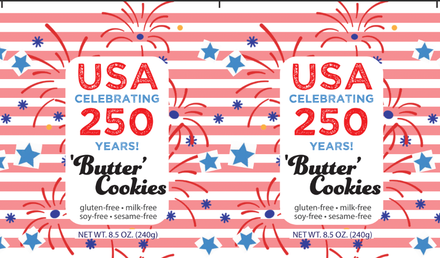 Seasonal 'Butter' Cookies - 6pk