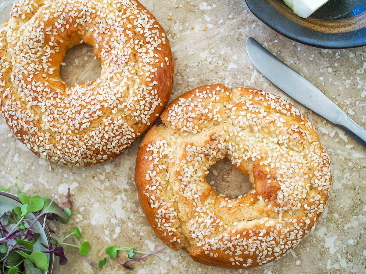 New & Improved Sesame Bagels