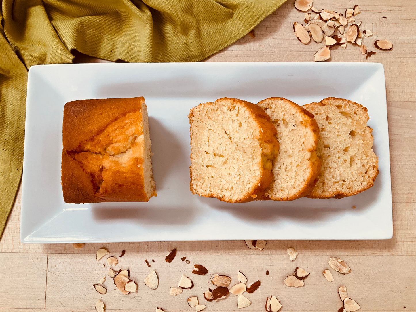 Vanilla Almond Pound Cake