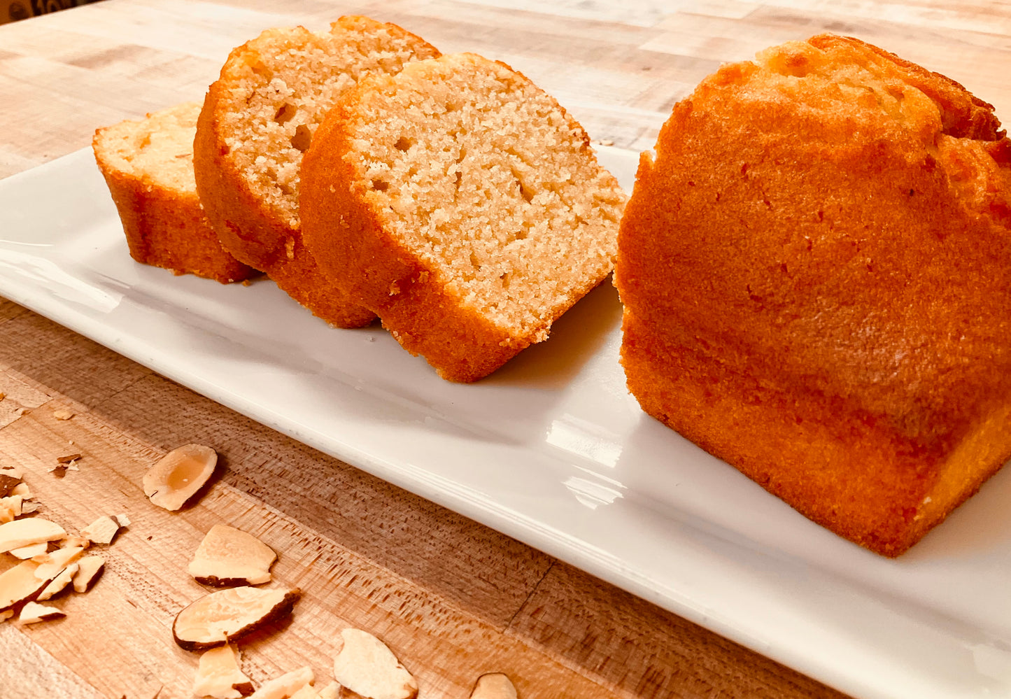 Vanilla Almond Pound Cake